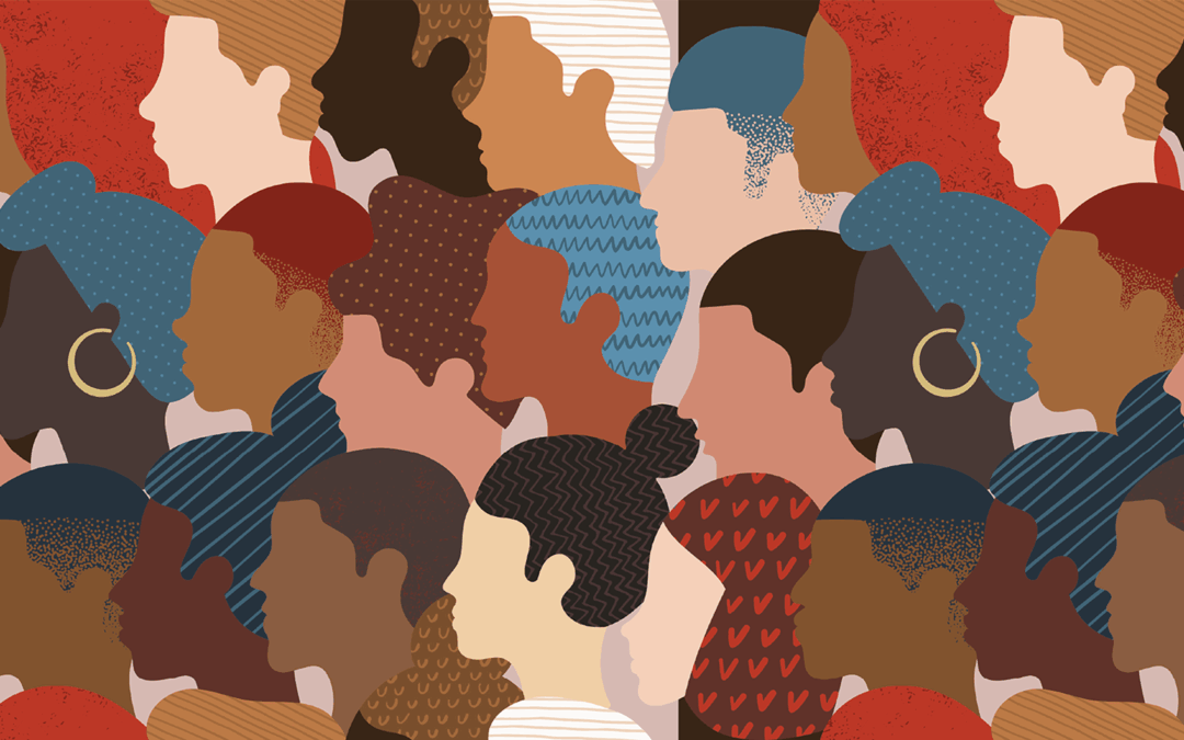 Graphic showing diversity.